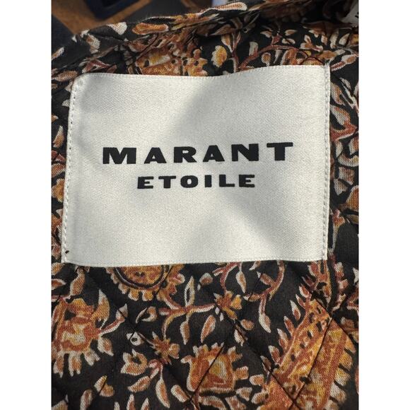 ISABEL MARANT ETOILE Cerza Cardigan in Faded Black Size T2 (L) Embroidered - Picture 6 of 9
